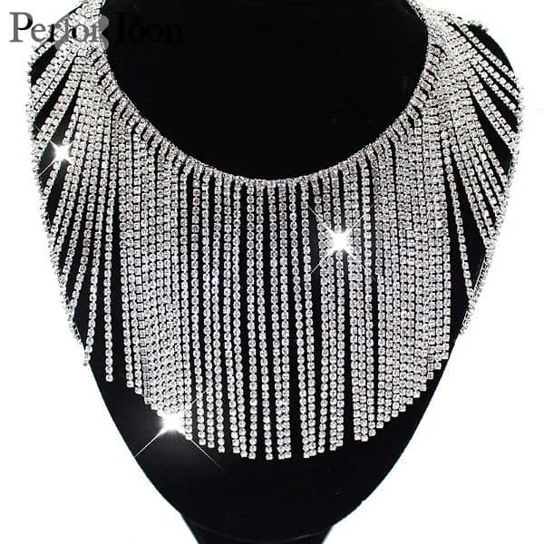 rinestone necklace 0
