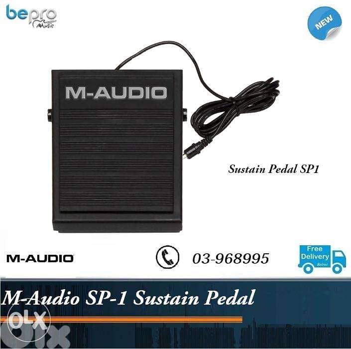 M-Audio SP-1 Sustain Pedal for electronic keyboard & piano 0