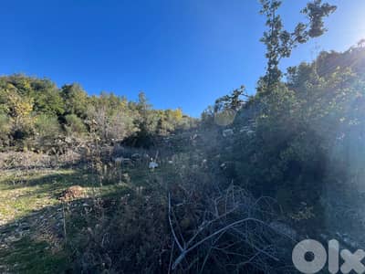 1134 m2 land+mountain view for sale in Mechmech-أرض للبيع في مشمش