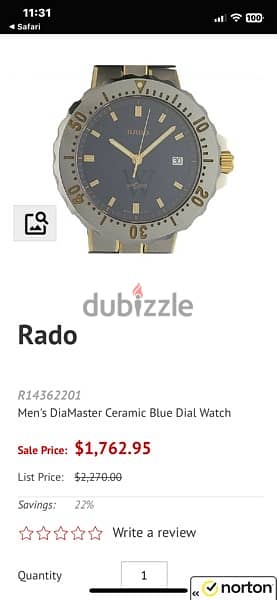 Rado Diastar 41mm Quartz 6