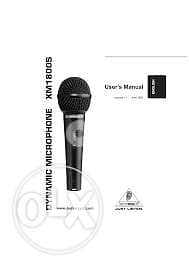 Behringer XM1800S Dynamic Vocal & Instrument Microphone (3-pack) 2