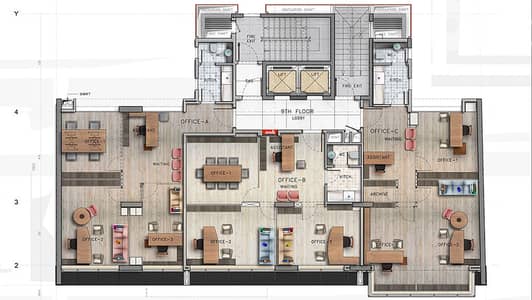 L01085-Brand New Office for Sale on Dbayeh Highway