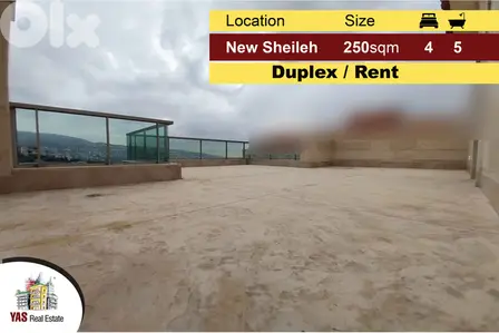New Sheileh 250m2 | 80m2 Terrace | Duplex | Rent | IV/KS