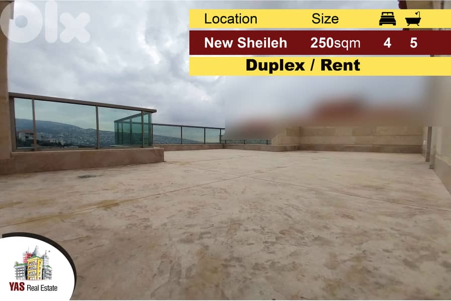 New Sheileh 250m2 | 80m2 Terrace | Duplex | Rent | IV/KS 0