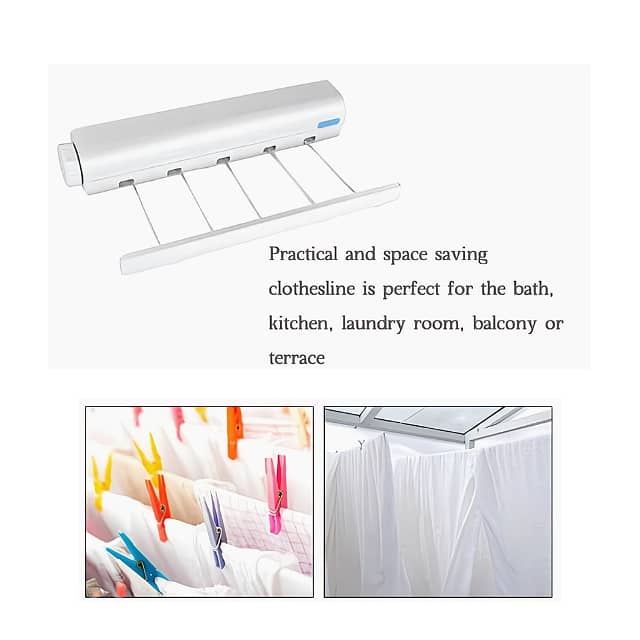 5-Line Automatic Laundry Clothesline 2