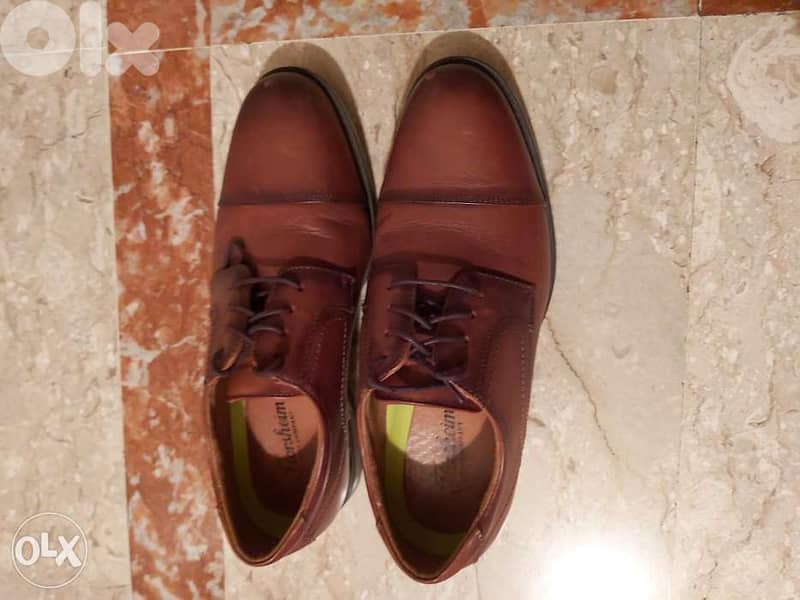Florsheim shoe  leather 41 2