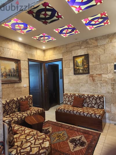 L14005-Decorated Apartment With Large Terrace For Sale In Aamchit