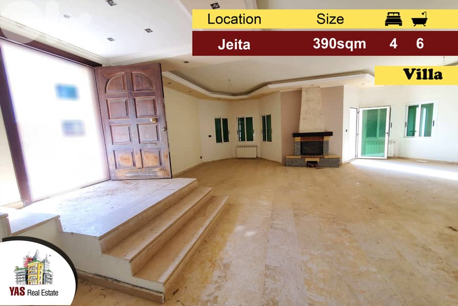 Jeita 390m2 | 700m2 Terrace/Garden |Villa | Luxury | TO | 0