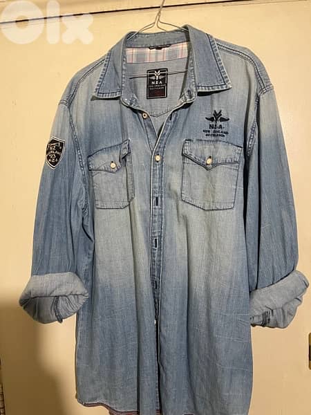 NZA new zealand jeans shirt size xxl 0
