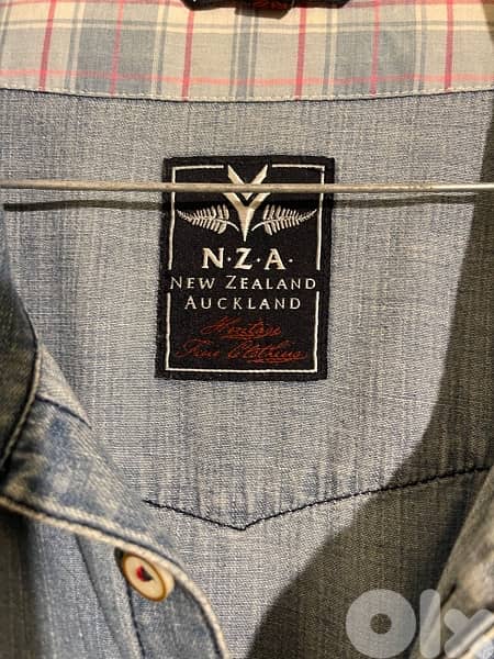 NZA new zealand jeans shirt size xxl 2