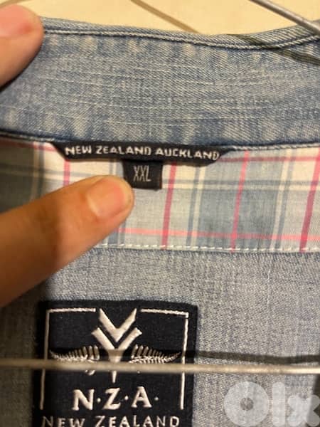 NZA new zealand jeans shirt size xxl 3