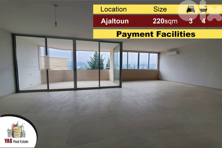 Ajaltoun 220m2 | Private Street | Payment Facilities | DA | 0