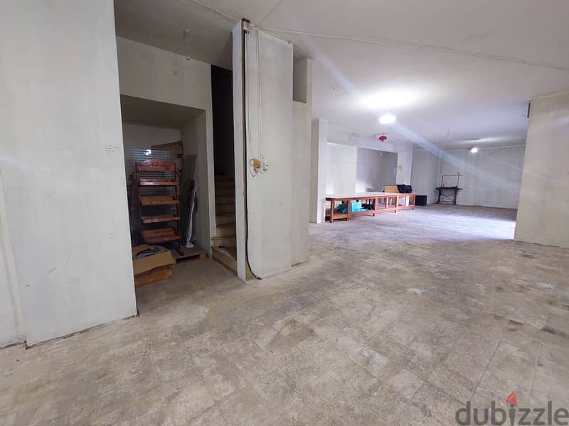 185 SQM Prime Location Warehouse in New Rawda, Metn 0