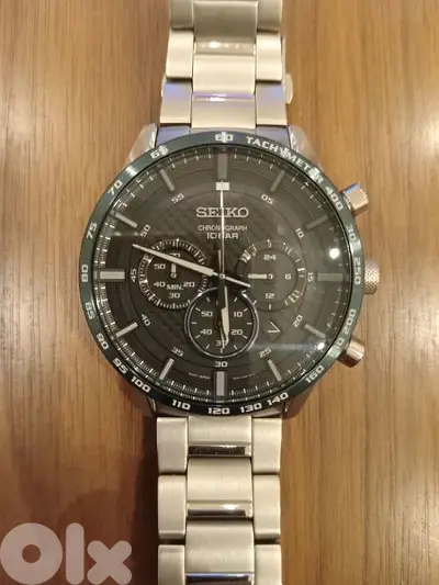 New Original Seiko Chronograph Watch