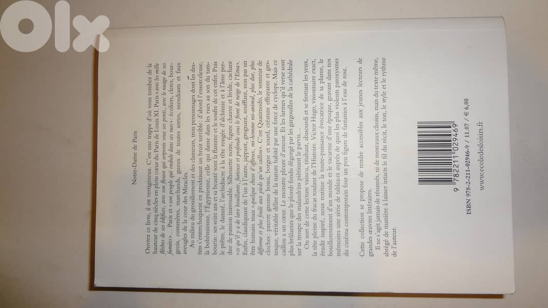 Victor Hugo "notre dame de paris" book 1