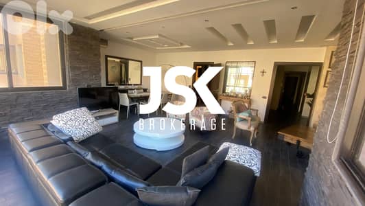 L14050-Well Decorated Apartment for Sale in Water Front Dbayeh