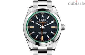 Milgauss rolex green brand new with seals 0