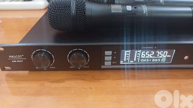 mascot 2 mic wireless new in box 5