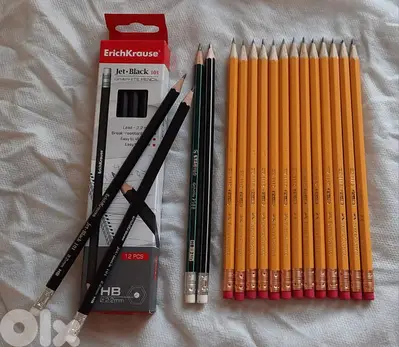 Pencils Faber castell and Erick.