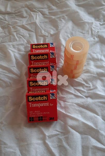 Transparent scotch tapes 0