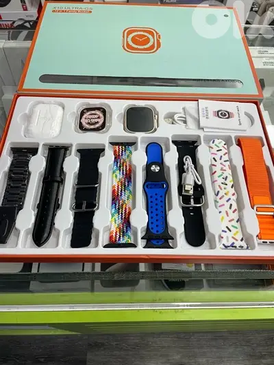 gift box  watch+ airpods+ 8 straps+screen protection+cover for watch