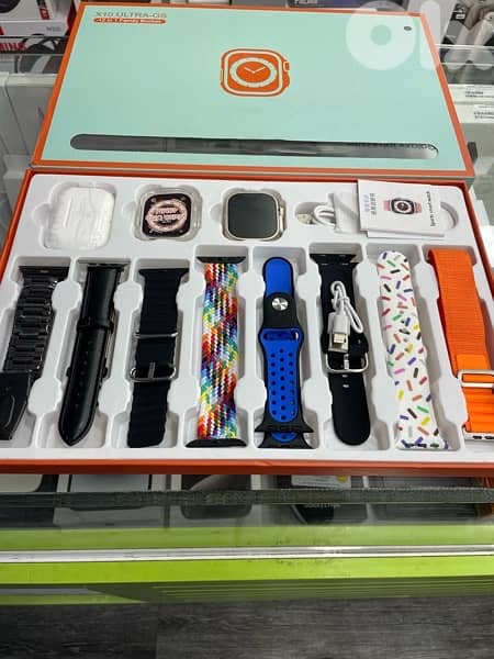 gift box  watch+ airpods+ 8 straps+screen protection+cover for watch 0