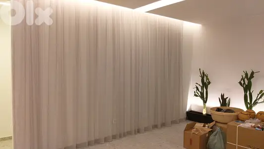 برادي أقمشة وستائر رول سان سكرين وديو بلاك أوت