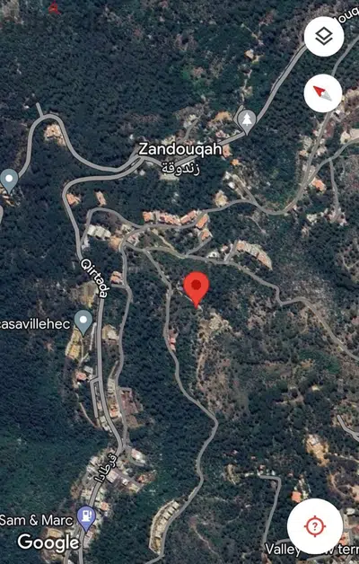1000 Sqm | Prime location land for sale in Qortadah |Mountain view