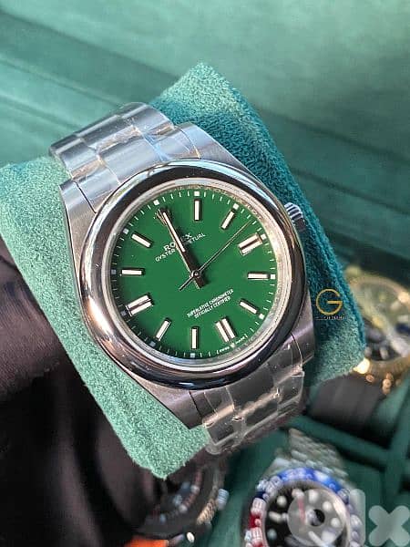 Rolex Oyster Perpetual Green 0
