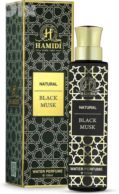 Hamidi Non Alcoholic Natural Black Musk Water Perfumes