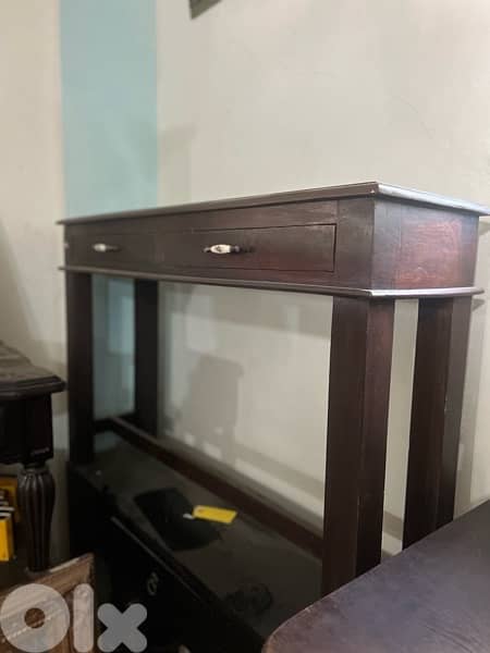 console solid wood 0