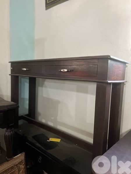 console solid wood 3