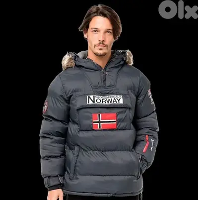 Men Puffer Down Jacket Geographical Norway