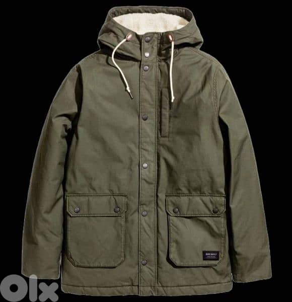 H&M Short Parka Men Jacket 0