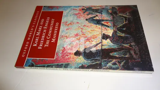 Karl Marx and Friedrich Engels "The communist manifesto" book
