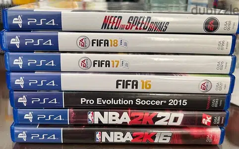 7 Ps4 games for sale