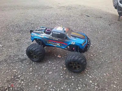 hpi savage 4.6 nitro rc car offroad