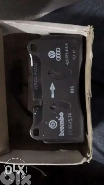 Lamborghini and Audi rear brake pads brembo