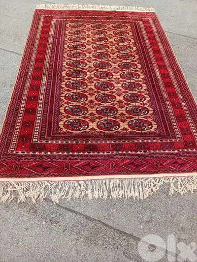 سجادة عجمية قياس186×125 مستعمل بسيط حالة ممتازة  350$