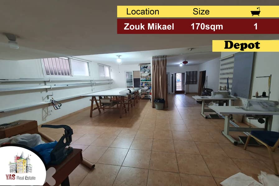 Zouk Mikael 170m2 | Depot | Perfect Investment | KH | 0