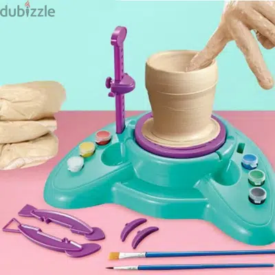 Arts Craft Kit Toys Kids Diy Pottery Forming Pottery Wheel