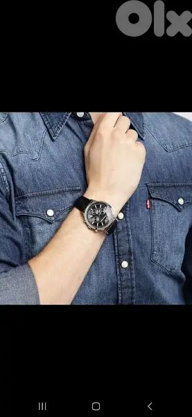 Emporio Armani original watch chronographe black