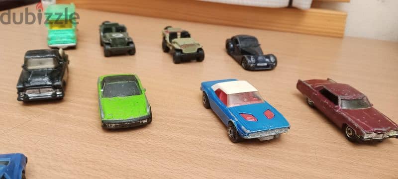 matchbox cars for the 2$ EACH 5