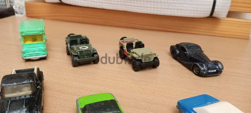 matchbox cars for the 2$ EACH 6