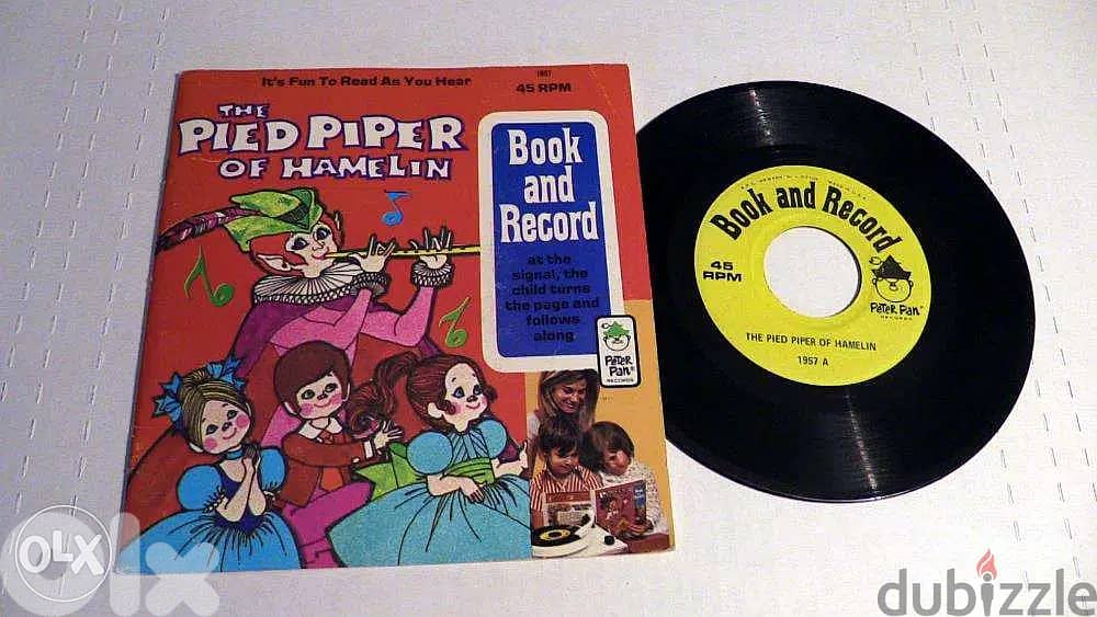 the pied piper vintage book & record 1971 0
