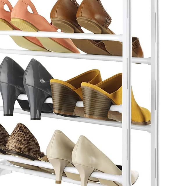 Over the Door Shoes Rack, 36 Pairs, Metal Tubes 1