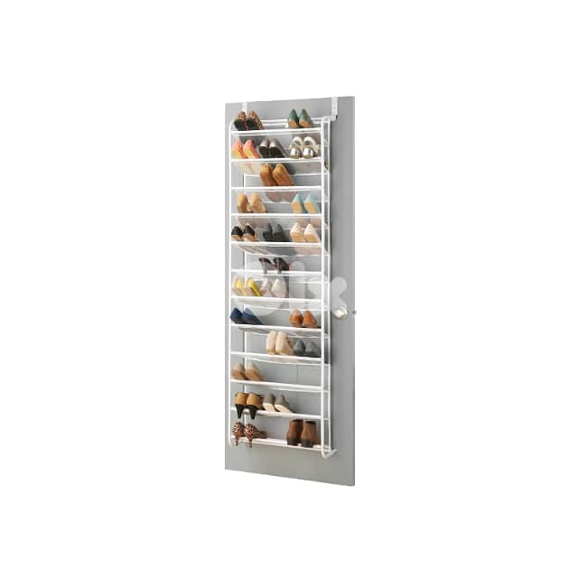 Over the Door Shoes Rack, 36 Pairs, Metal Tubes 2