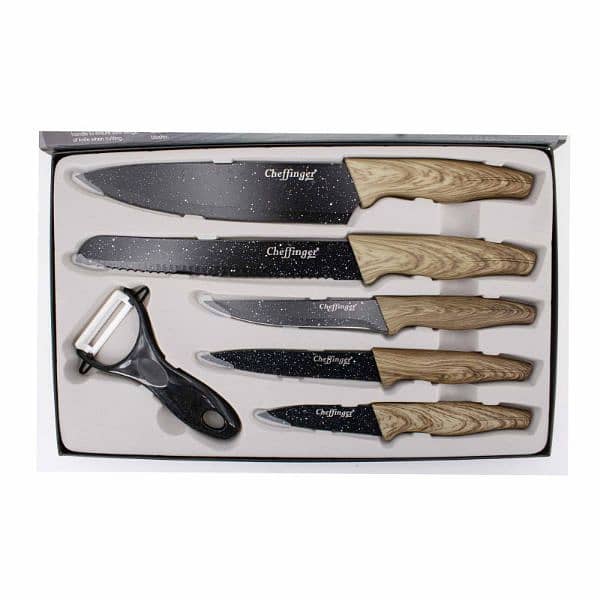 cheffinger 6pc knifes set ceramic 1