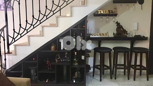 L07432-Furnished Duplex Apartment for Sale with Terrace in Zouk Mosbeh