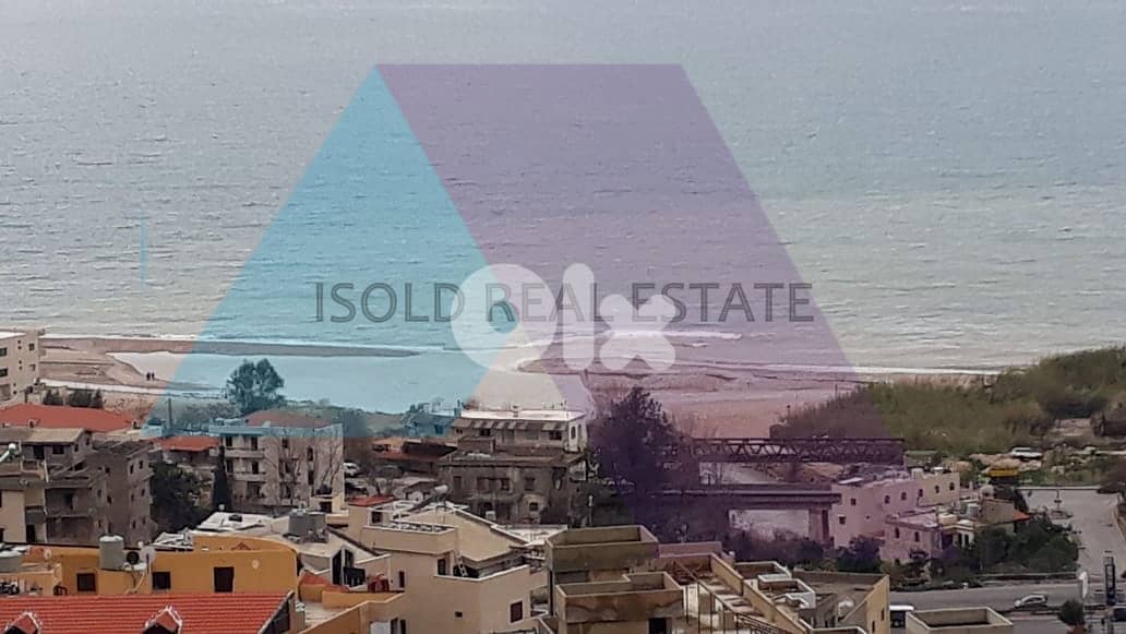 Two building on 1850 m2 land + open sea view for sale in Nahr Ibrahim 0